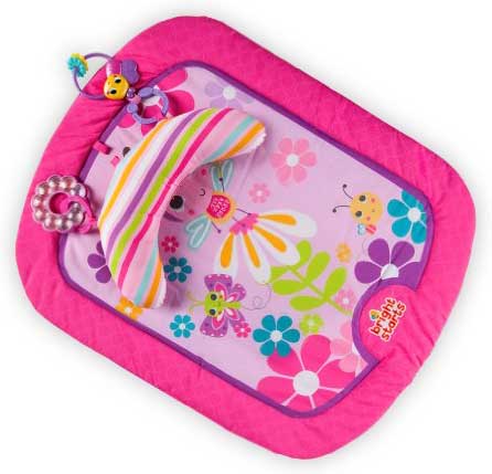 Bright Starts Bebi prostirka za igru sa jastučićem Lepršavi Prijatelji
