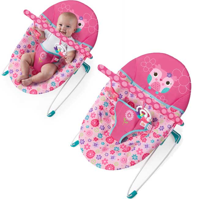 Bright Starts Bebi ležaljka sa vibriranjem Happy Flowers - Image 1