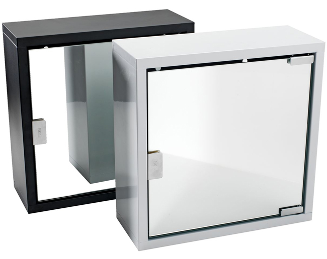 Ormarić sa ogledalom za kupatilo Bela