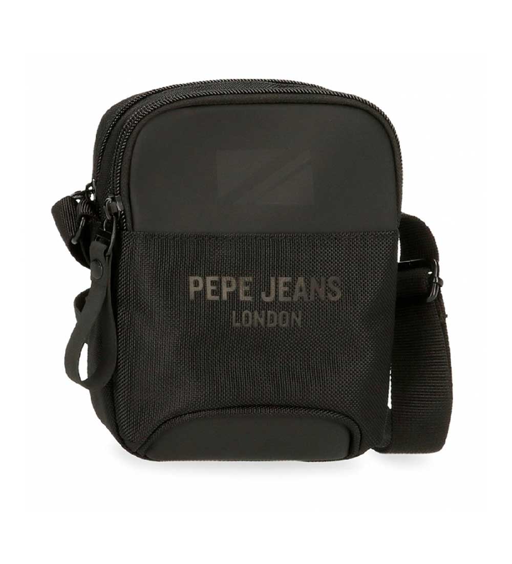 Muška torbica 16cm sa dve pregrade Pepe Jeans Bromley black 70651