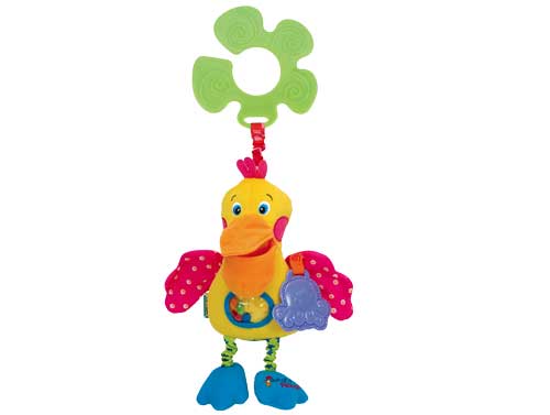 KsKids Zvečka i glodalica sa zakačaljkom Funky Hungry Pelican