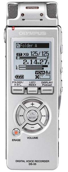 Olympus DS-55 - digitalni diktafon - 1 GB