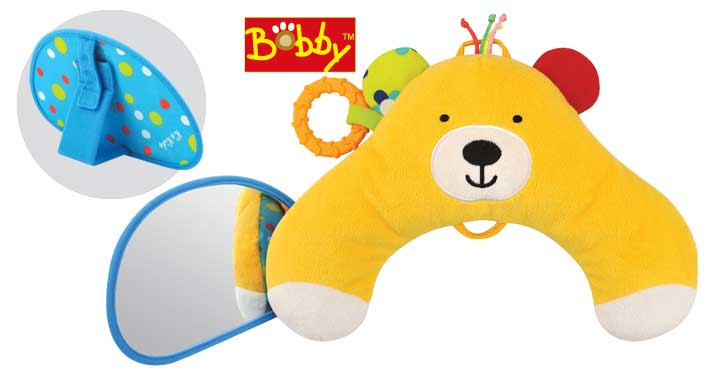 KsKids Igračka za bebu Ogledalce i jastučić za propinjanje Bobby