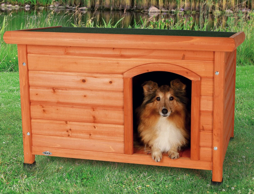 Kućica Za Pse Sa Ravnim Krovom Trixie Natura M-L - Image 1