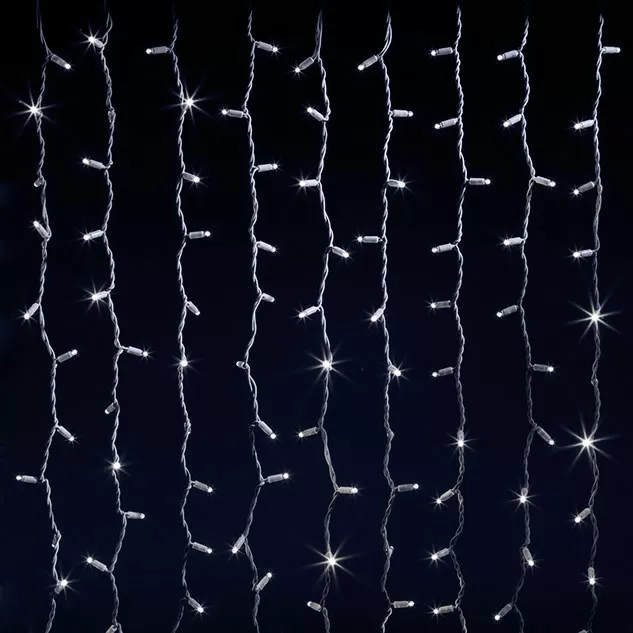 Novogodišnje Lampice Zavesa 100 x 100 cm