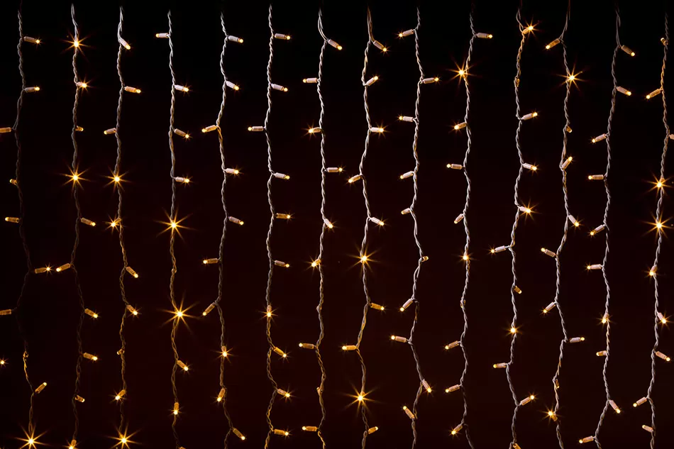 Novogodišnje Lampice Zavesa 200 x 100 cm