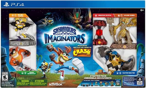 Skylanders Imaginators Starter Pack Crash Bandicoot Edition Sony PS4 87883EM