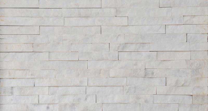 Dekorativni prirodni zidni kamen Beli kvarc štanglice 1m2