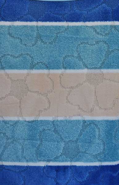 Set kupatilskih prostirki Vonaldi Avangard Fiore 2 dela plava