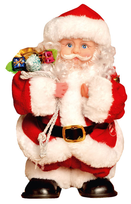 Deda Mraz koji šeta u krug visine 30cm