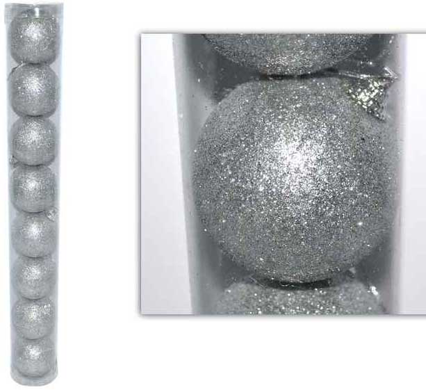 Ukrasi za novogodišnju jelku Kugle 8 komada JE000706