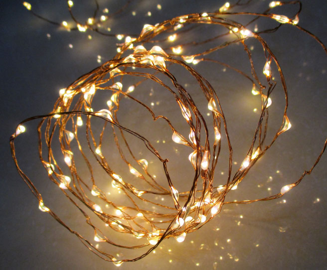 Ledene kapljice LED rasveta za jelku 490 cm Na baterije