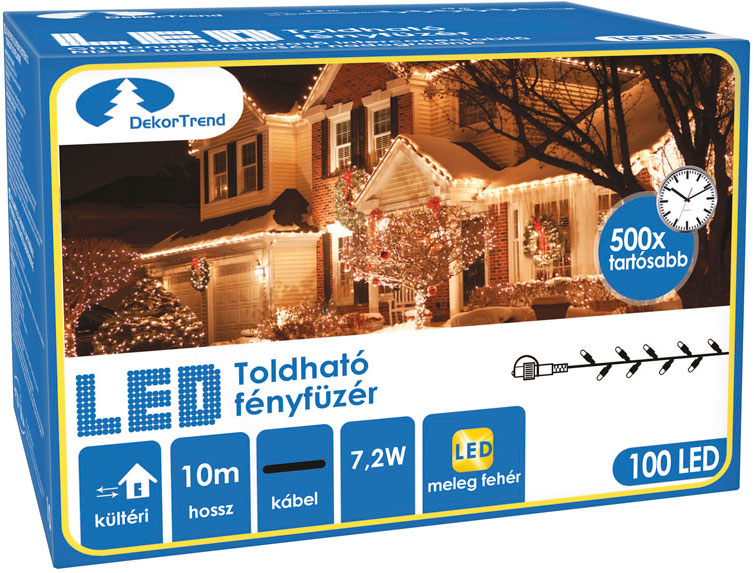 Novogodišnje LED Lampice 5 m - Za Spoljnu ili Unutrašnju Upotrebu 50 LED - Image 1