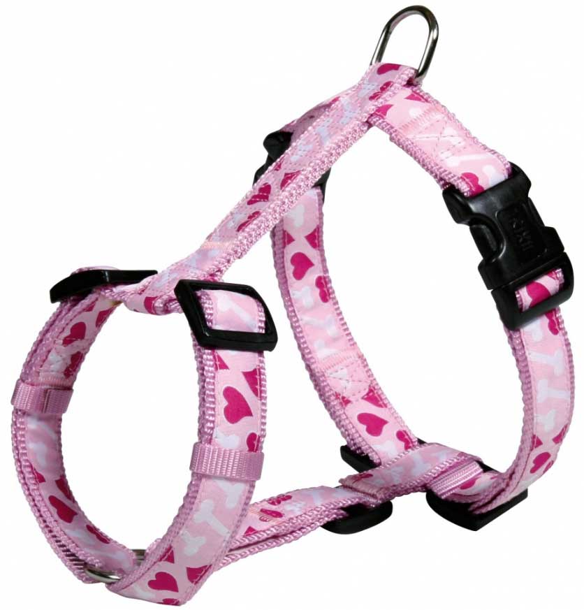 Am za psa H oblik vel. M-L Trixie Modern Art Rose Hearts 16008