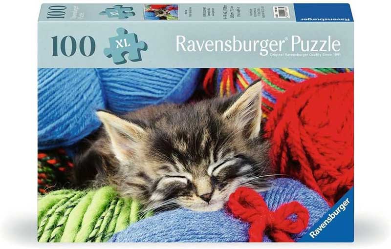Puzzle 100XL delova Vuneno mače Feel well and Puzzle Ravensburger 12001363