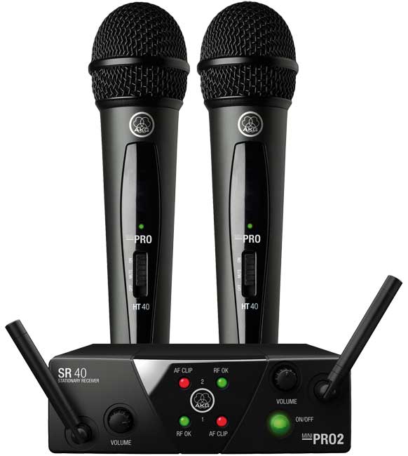Bežični mikrofoni AKG WMS40 Mini2 Vocal Set