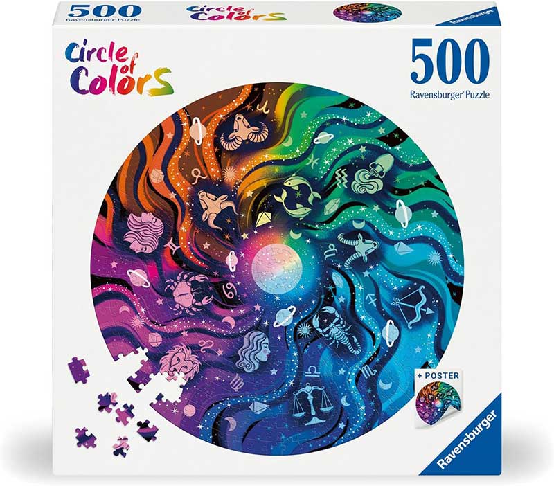 Puzzle 500 delova Circle of colors Astrologija Ravensburger 12000819