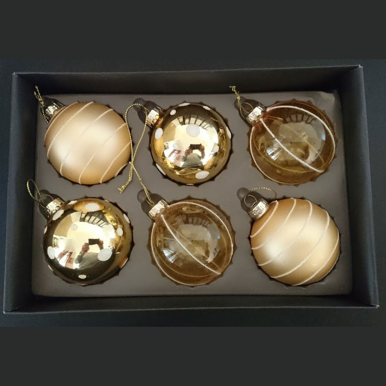 Komplet Ukrasa Za Jelku 6 cm - 6 Komada