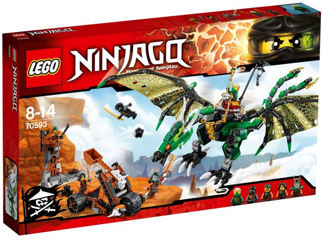 LEGO® NINJAGO kocke Green NRG Dragon LE70593 - Image 1