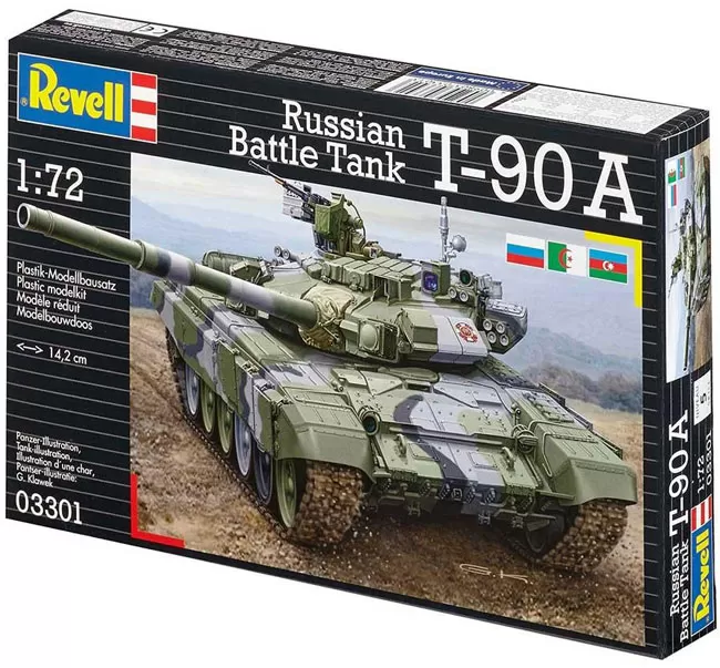Revell maketa Ruski borbeni tenk T-90A 1:72 RV03301/090