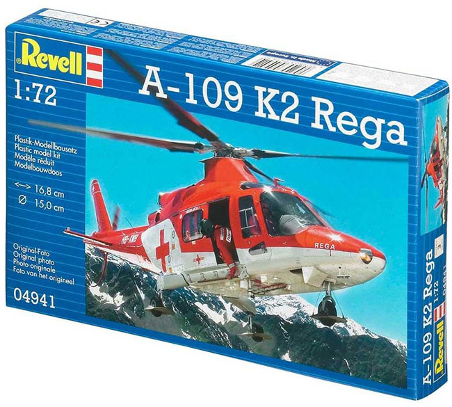 Revell maketa Helikopter A-109 K2 Rega 1:72 RV04941/060
