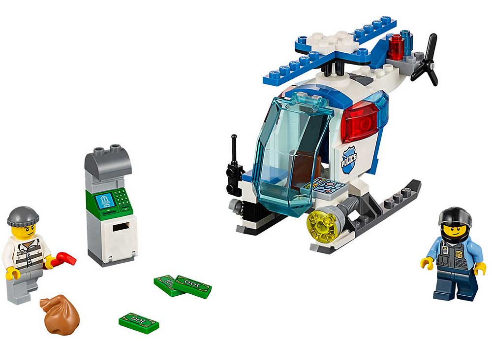LEGO® Juniors Kocke Policijska potera helikopterom LE10720