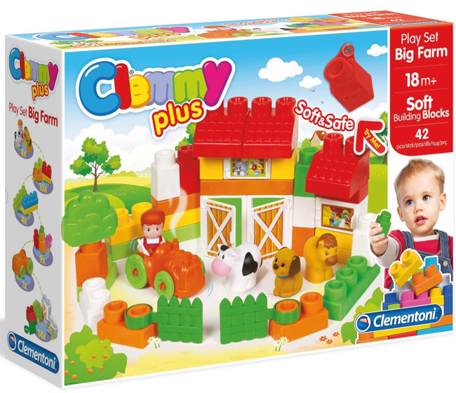 Clementoni Plus kocke Farma CL14876