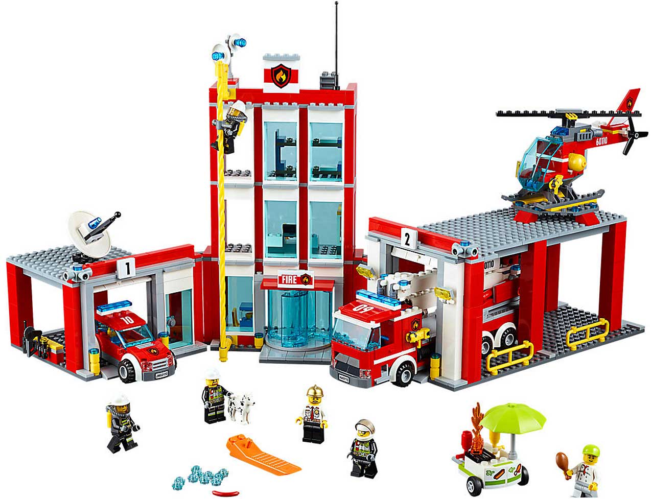 LEGO® City kocke - Vatrogasci - Vatrogasna Stanica  60110