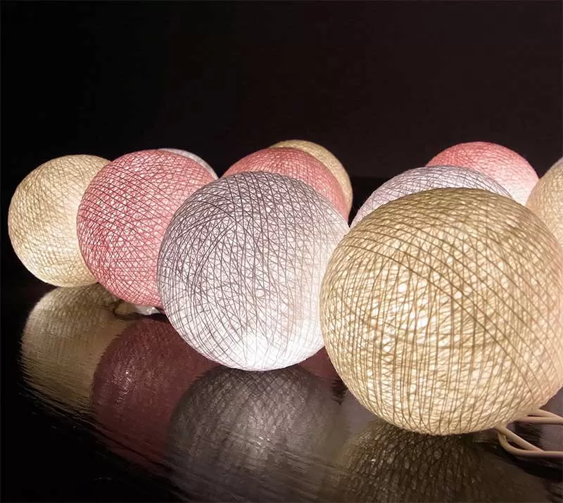 Lampioni LED kugle u nizu 165cm