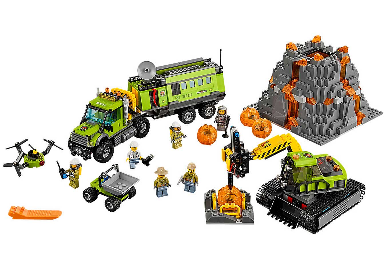 LEGO® City kocke Vulkani - Istraživačka stanica LE60124