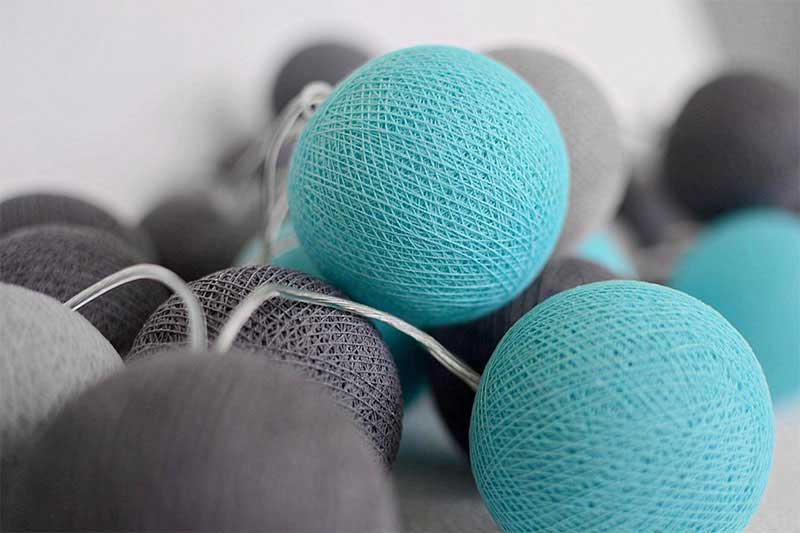 Lampioni LED u nizu 165cm Pastel