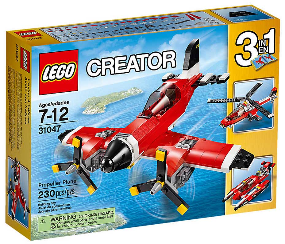 LEGO® Creator Kockice 3u1 Avion s propelerima LE31047