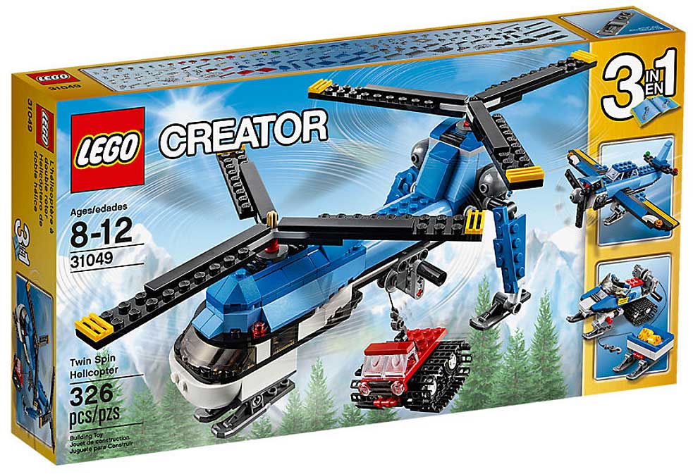 LEGO® Creator Kocke 3u1 Helikopter sa dva propelera LE31049