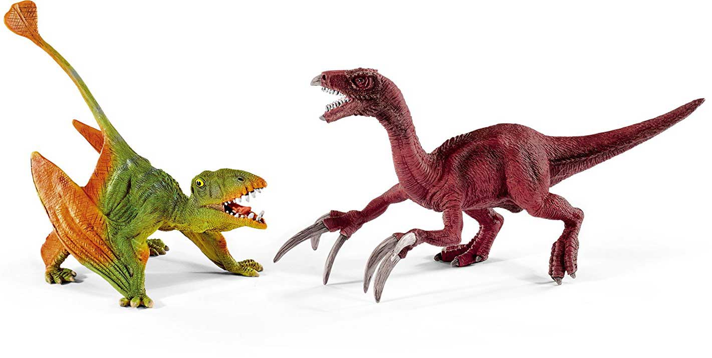 Schleich Figure Dinosaurusi -  Dimorfodon i Terizinosaurus, mali 41425