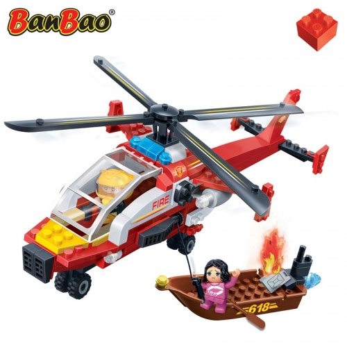 BanBao kocke Vatrogasni helikopter 7107