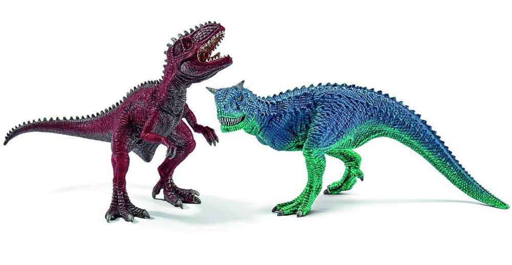 Schleich Figurice Dinosaurusi - Carnotaurus i Giganotosaurus, mali 42215