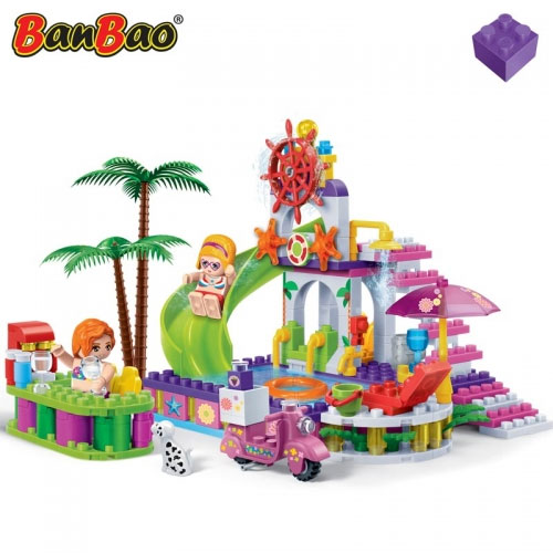 BanBao Kocke Trendi park za decu na plaži 6128