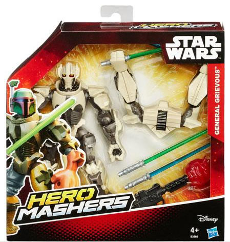 Star Wars DeLuxe Figura Super Hero Mashers B3666 General Grievous