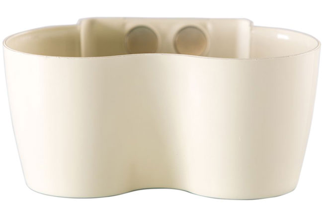 Saksija sa magnetom za malo cveće Magnetika Twin krem