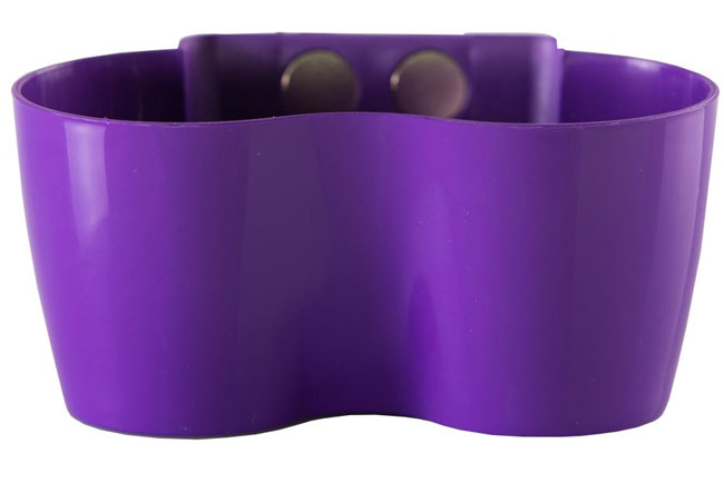 Saksija sa magnetom za malo cveće Magnetika Twin ljubičasta