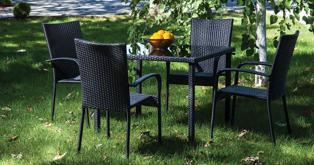 Baštenska Garnitura 4 Stolice i Sto Avola Set