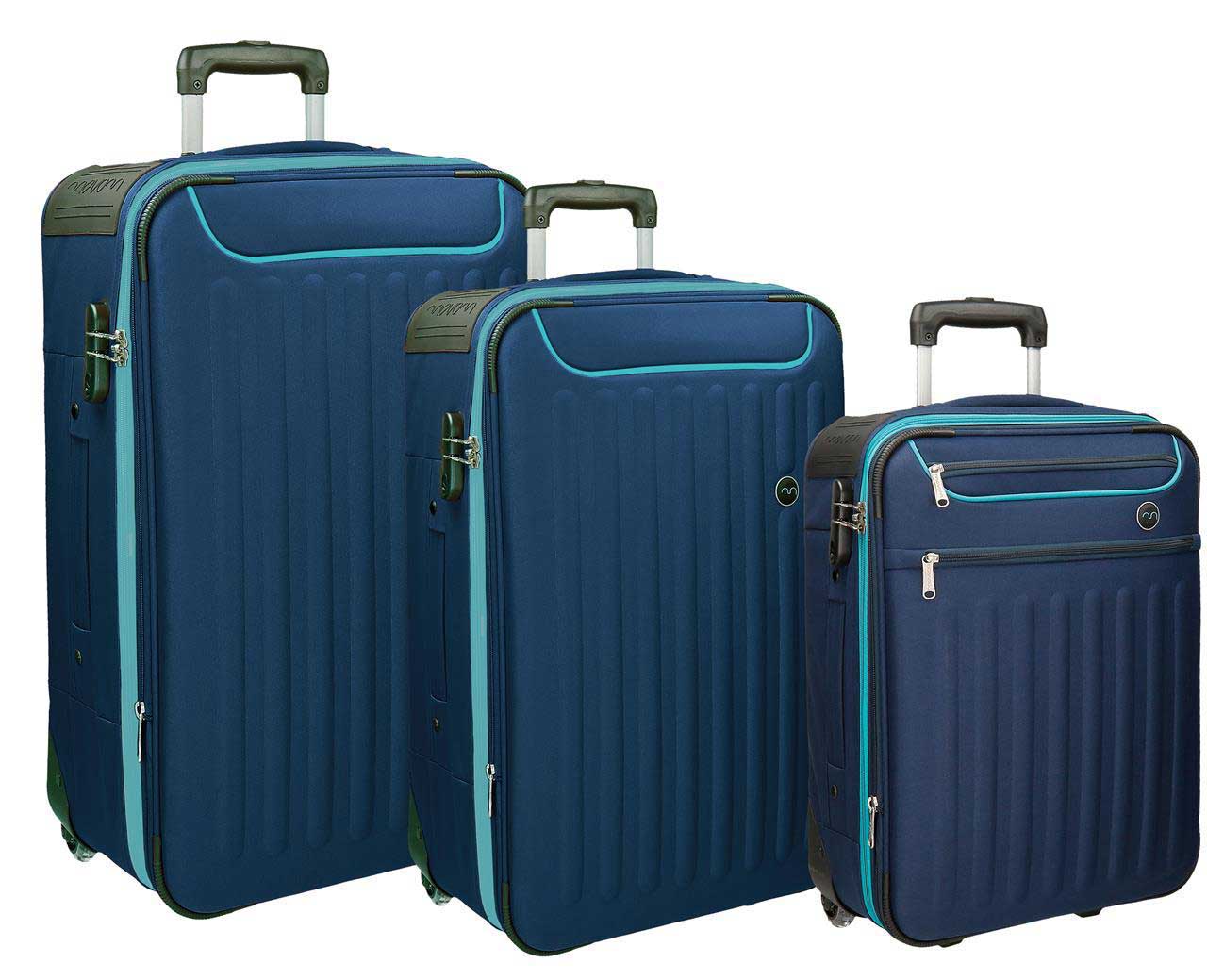 Komplet putnih kofera 55cm 66cm 76cm Movom Brooklyn blue 53.494.53