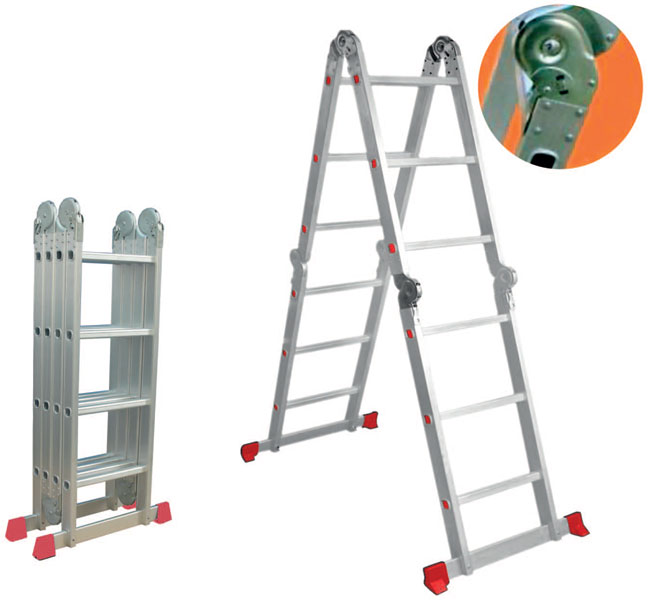 Zglobne aluminijumske merdevine 4x4