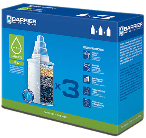 Barrier Hardness Tri filter patrone za prečišćavanje vode u bokalu 3P6
