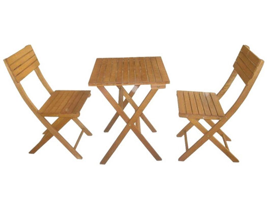 Sklopiva baštenska garnitura Sto sa dve stolice 0190421