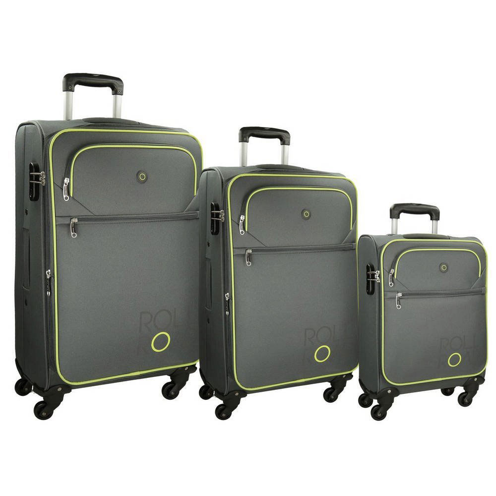 Movom Koferi za putovanja 55cm 68cm 79cm Chelsea Roll Road Grey 50.294.63