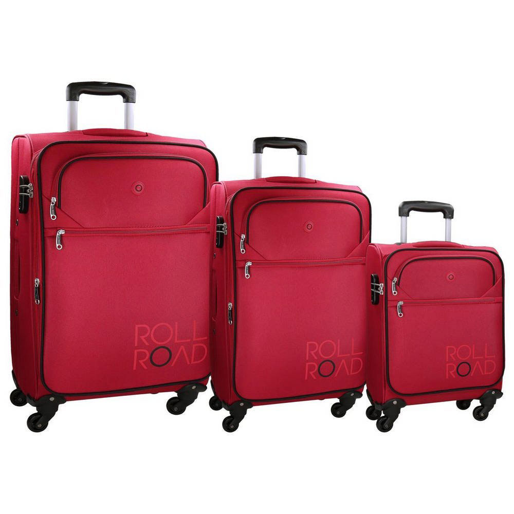 Movom Koferi za putovanja 55cm 68cm 79cm Chelsea Roll Road Red 50.294.64