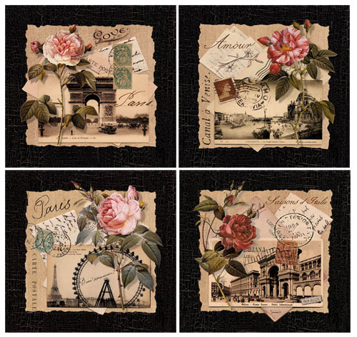 Love Letters mini set 16x16 DA x 4