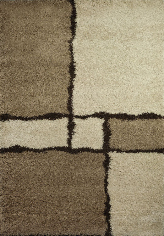 Tepih Ekol Shaggy 25 7101 Cream Beige 160x230 cm