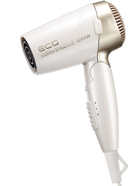 Sklopivi putni fen za kosu ECG VV 1200 travel G